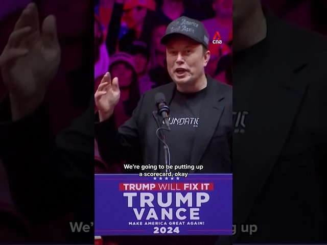 ⁣Elon Musk says he’s 'dark, gothic MAGA' at Trump rally