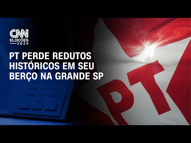 ⁣PT perde redutos históricos em seu berço na Grande SP | CNN ELEIÇÕES