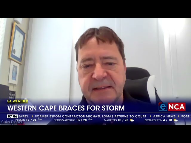 ⁣SA Weather | Western Cape braces for storm