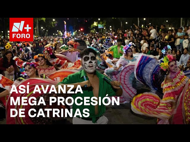 ⁣Folclor y tradición brillan en la Mega Procesión de las Catrinas 2024 en la CDMX