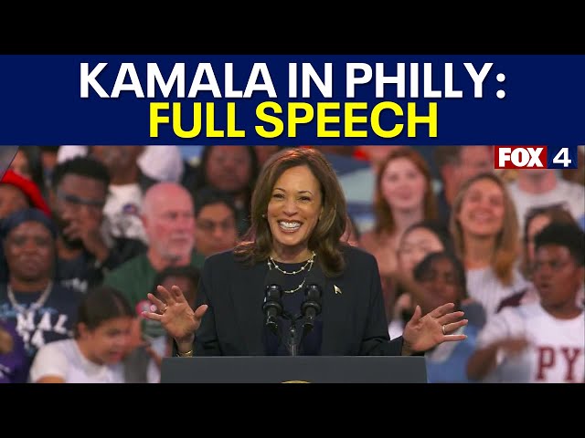 ⁣Kamala Harris rally in Philly: FULL SPEECH