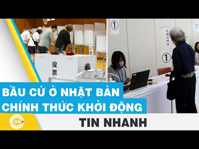 ⁣Bầu cử ở Nhật bản chính thức khởi động | BNC Now