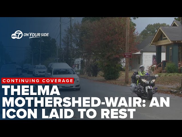 ⁣Thelma Mothershed-Wair laid to rest