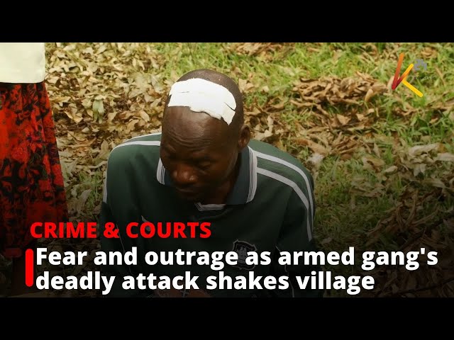 ⁣Fear and outrage as armed gang's deadly attack shakes village, residents demand police reform