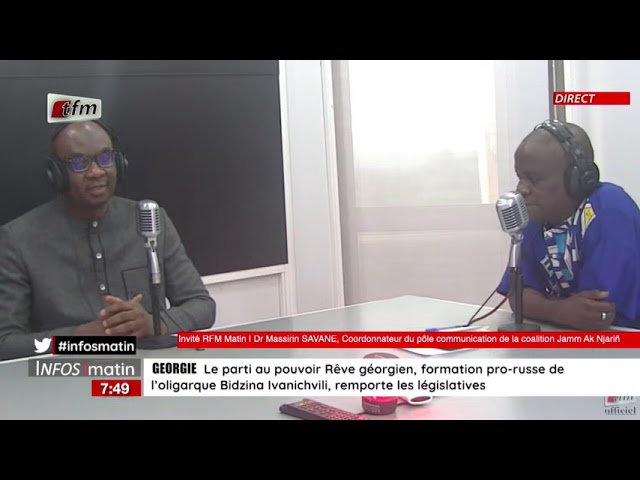 ⁣l´invite rfm matin | Dr Massirin SAVANÉ, Coordonnateur du pôle communication de la coalition Jamm Ak