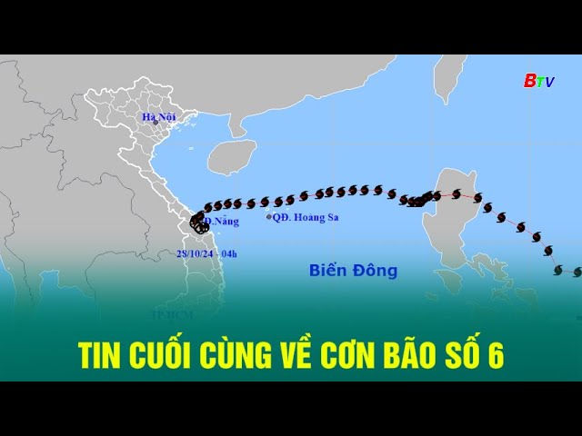 ⁣Tin cuối cùng về cơn bão số 6