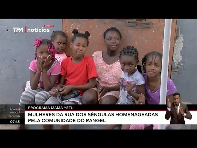 ⁣Programa Mamã Yetu - Mulheres da rua dos Séngulas homenageadas pela comunidade do Rangel