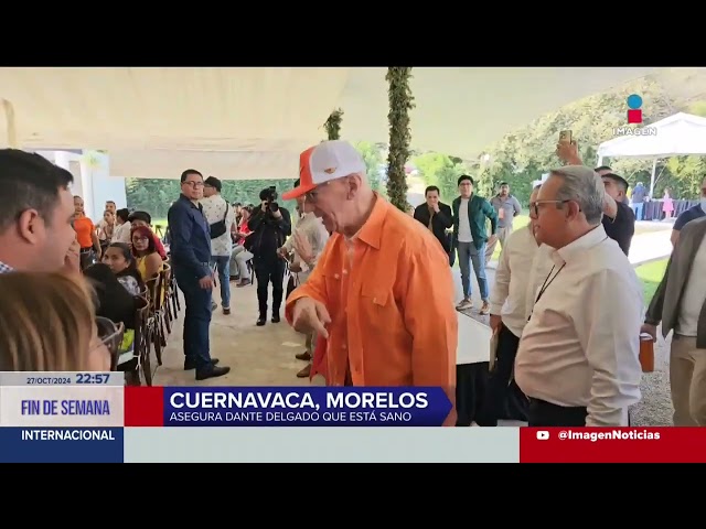 ⁣Dante Delgado asegura que está sano tras operación para extirpar un tumor cancerígeno | Imagen