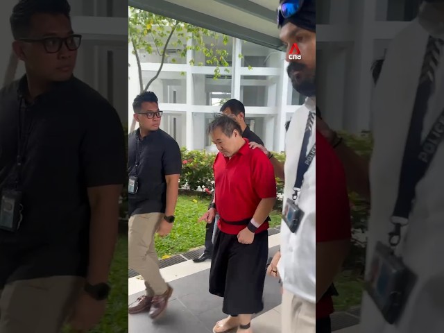 ⁣Clementi murder case: 50-year-old suspect taken by police to crime scene