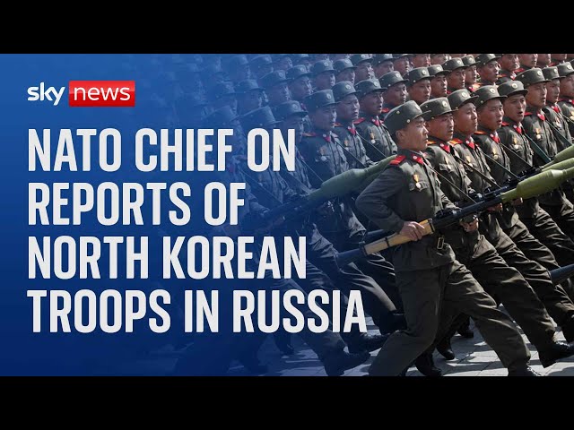 ⁣Watch live: NATO Secretary General statement on deployment of North Korean troops to Russia