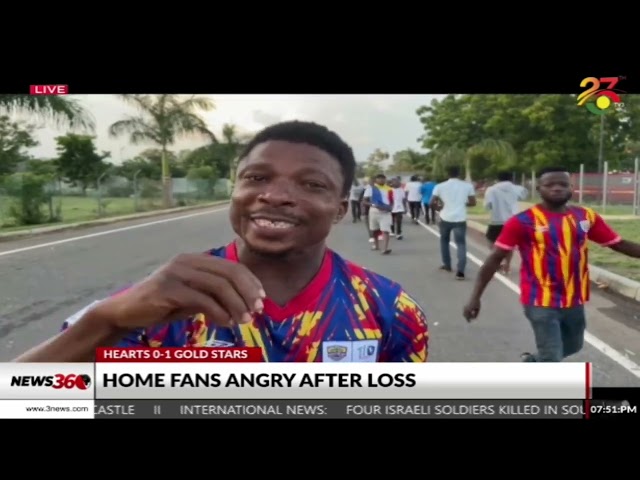 ⁣Hearts 0 - 1 Gold Stars: Angry Home Fans After Loss