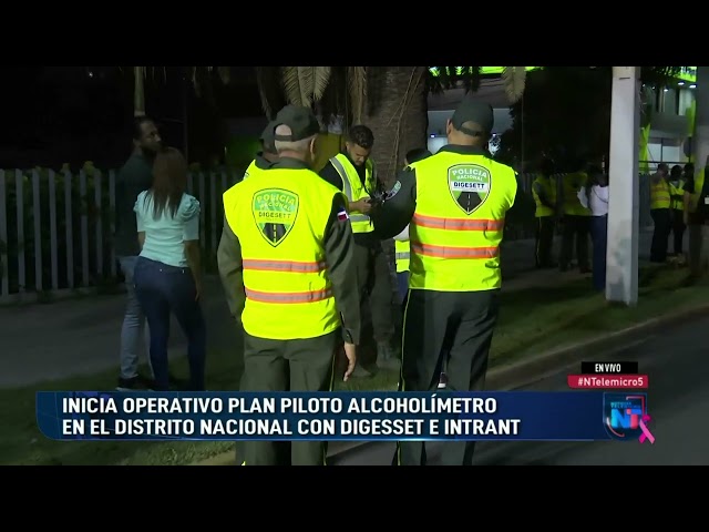 ⁣Inicia la aplicación de alcoholímetros en el Distrito Nacional