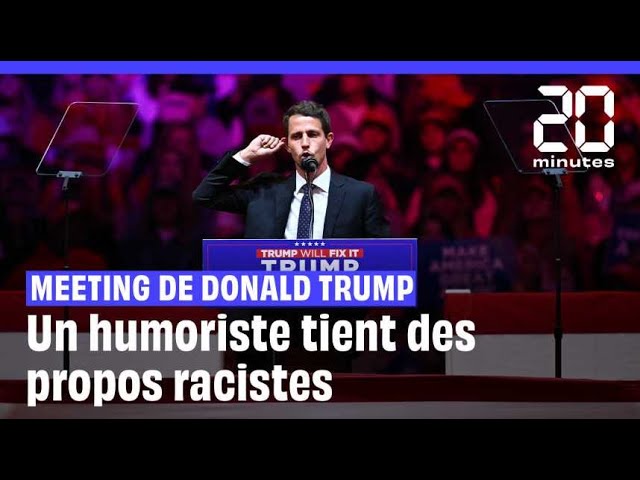 ⁣Meeting de Donald Trump au Madison Square Garden : Un humoriste tient des propos racistes