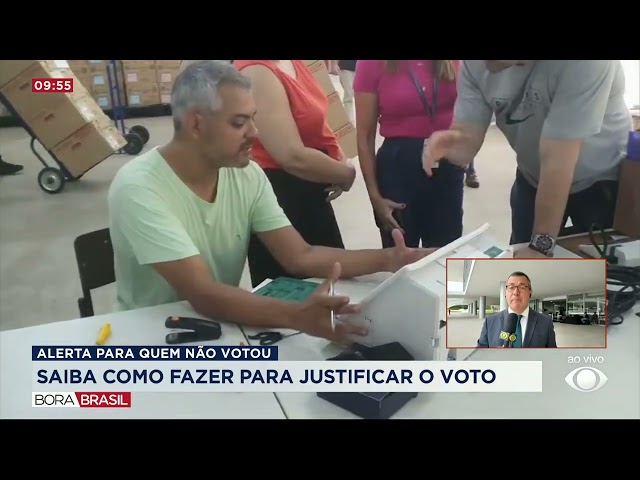 ⁣Como fazer para justificar o voto? Eleitores têm até 60 dias