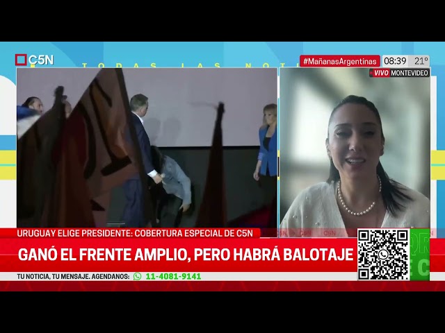 ⁣ELECCIONES en URUGUAY: GANÓ el FRENTE AMPLIO pero HABRÁ BALOTAJE