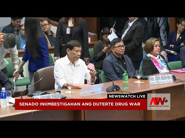 ⁣Senado iniimbestigahan ang Duterte drug war