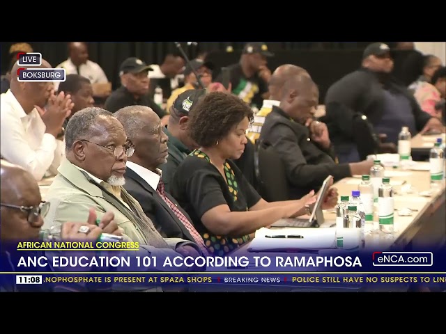 ⁣ANC education 101 according to Ramaphosa