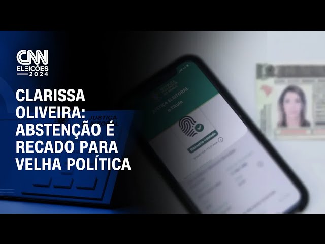 ⁣Clarissa Oliveira: Abstenção é recado para velha política | LIVE CNN