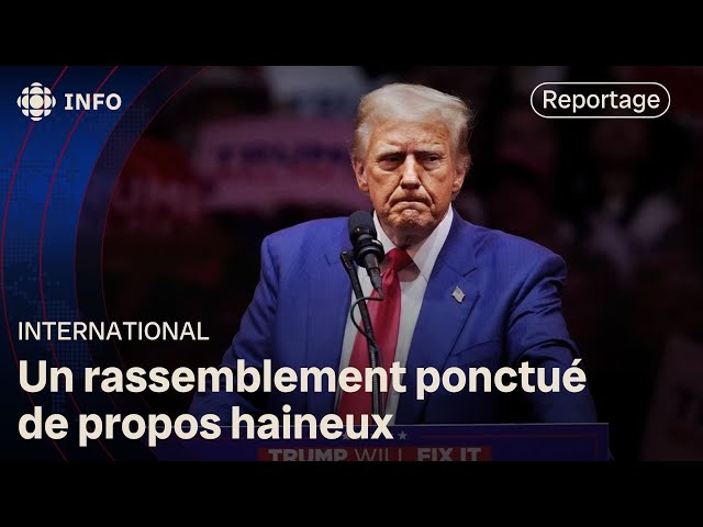 ⁣Un rassemblement de Donald Trump qui fait polémique