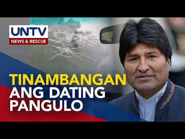 ⁣Dating pangulo ng Bolivia, nakaligtas sa tangkang pananambang