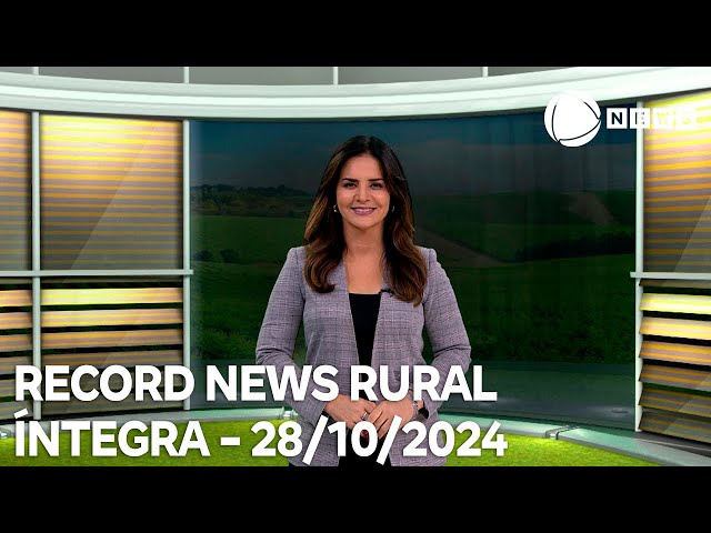 ⁣Record News Rural - 28/10/2024