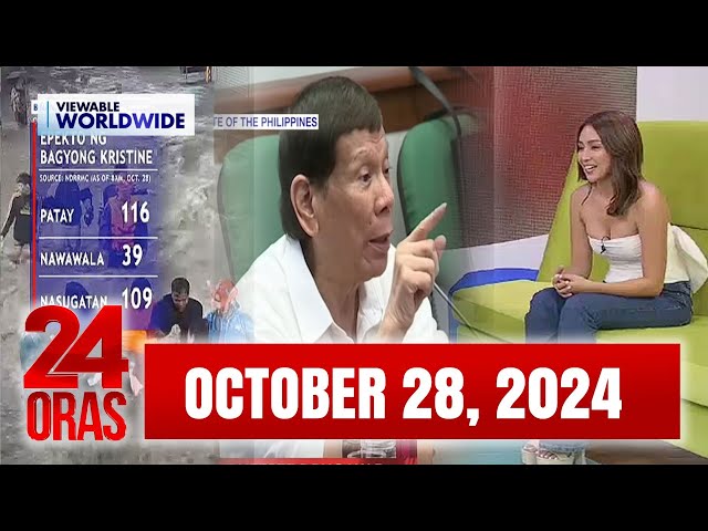 ⁣24 Oras Express: October 28, 2024 [HD]