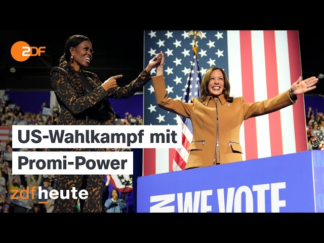 ⁣Heiße Phase im US-Wahlkampf