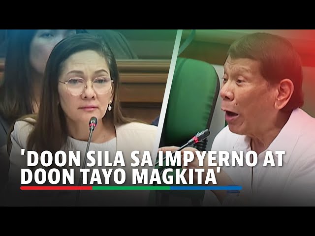 ⁣Meet criminals in hell? 'Wala akong ambisyon pumuntang impyerno,' Hontiveros tells Duterte