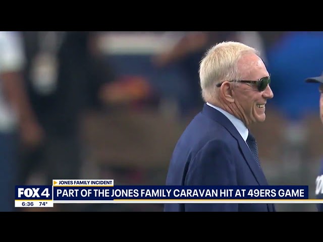 ⁣Jerry Jones' children, grandchild involved in car accident before Cowboys-49ers game