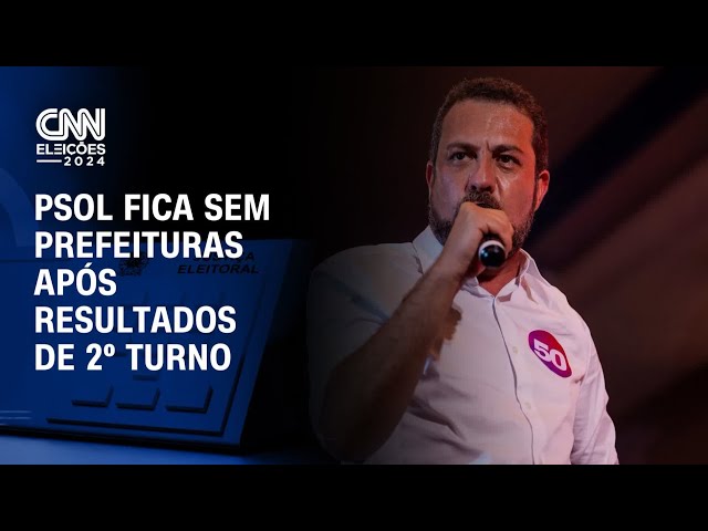 ⁣PSOL fica sem prefeituras após resultados de 2º turno | CNN NOVO DIA