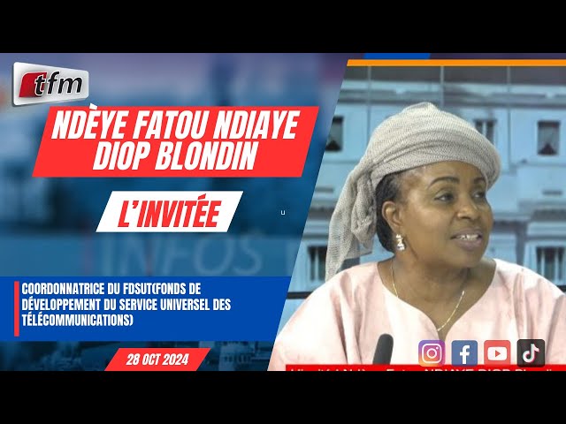 ⁣l´invite d´infos matin | Ndèye Fatou NDIAYE DIOP - 28 octobre 2024