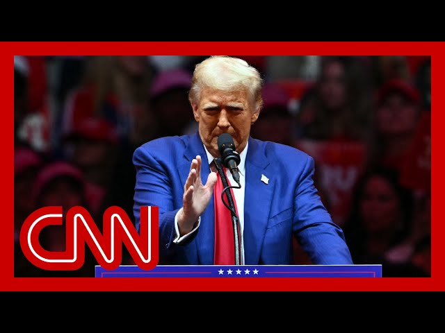 ⁣Dana Bash reacts to Trump's remarks at New York rally