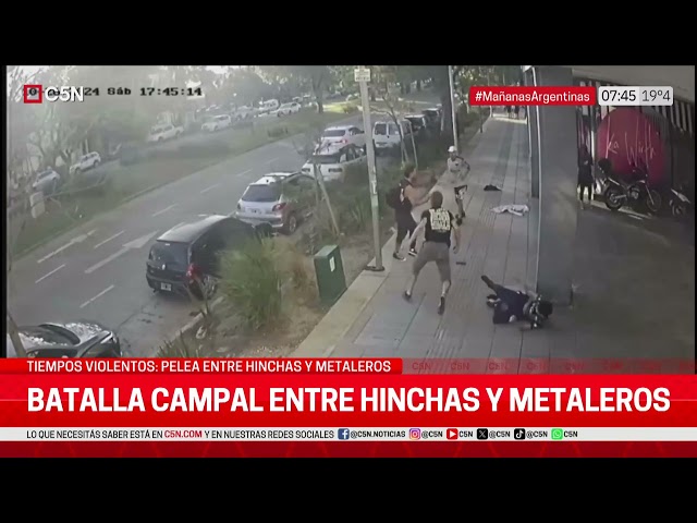 ⁣PELEA entre HINCHAS y METALEROS: VOLVÍAN de la CANCHA, los INSULTARON y GOLPEARON