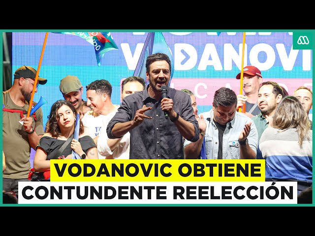 ⁣Tomás Vodanovic obtiene contundente reelección en Maipú