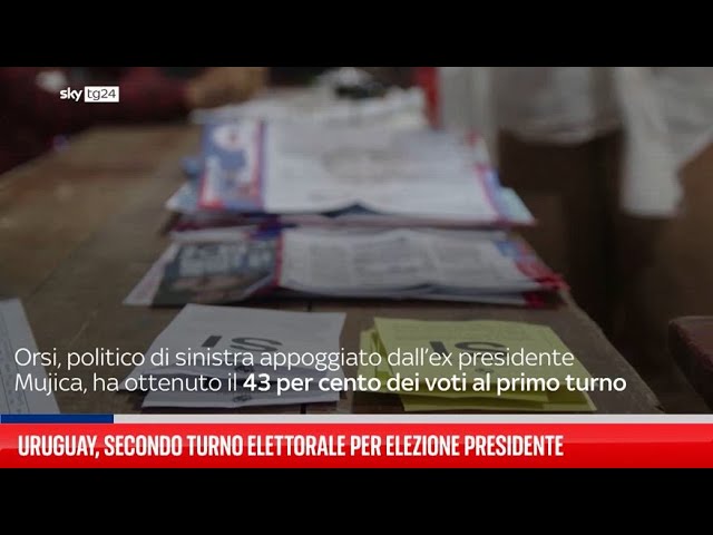 ⁣Uruguay, secondo turno elettorale per elezione presidente