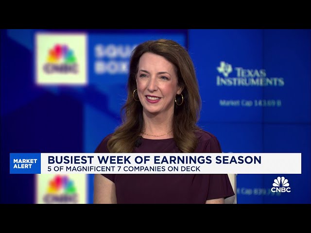 ⁣Busiest week of earnings season: Here's what investors can expect