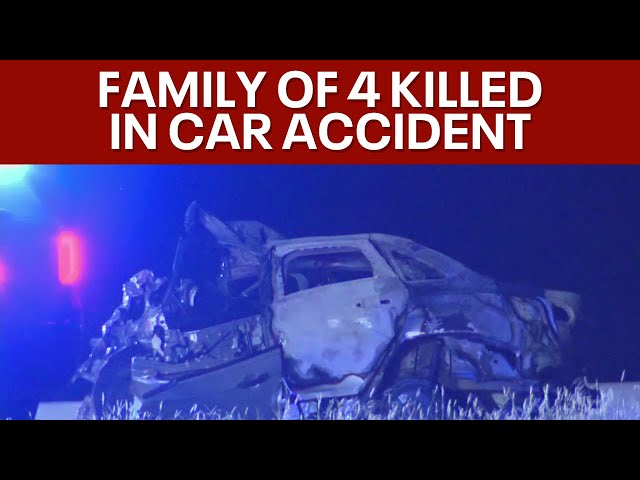 ⁣Family of 4 and engaged woman killed in wrong-way car crash in Fort Worth