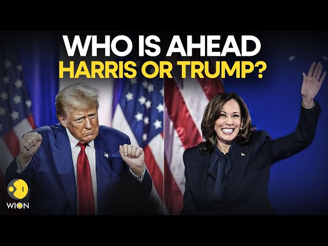 ⁣US Presidential Elections 2024: Who Is Ahead - Kamala Harris or Donald Trump? | WION LIVE | USA News