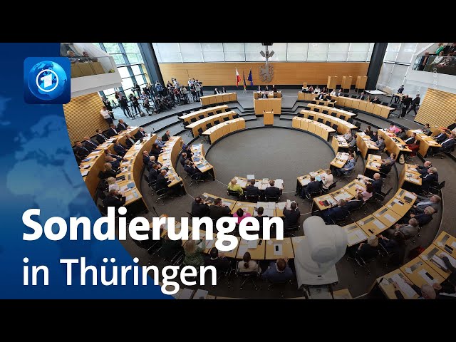 ⁣Annäherung bei CDU, SPD und BSW bei Regierungsbildung in Thüringen