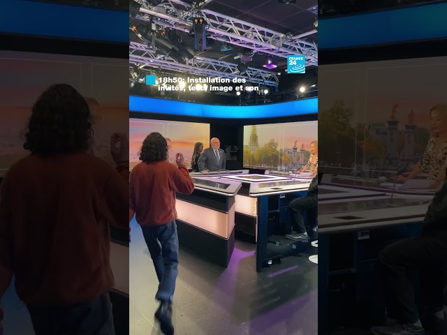 ⁣ Dans les coulisses de l'émission Le Débat • FRANCE 24