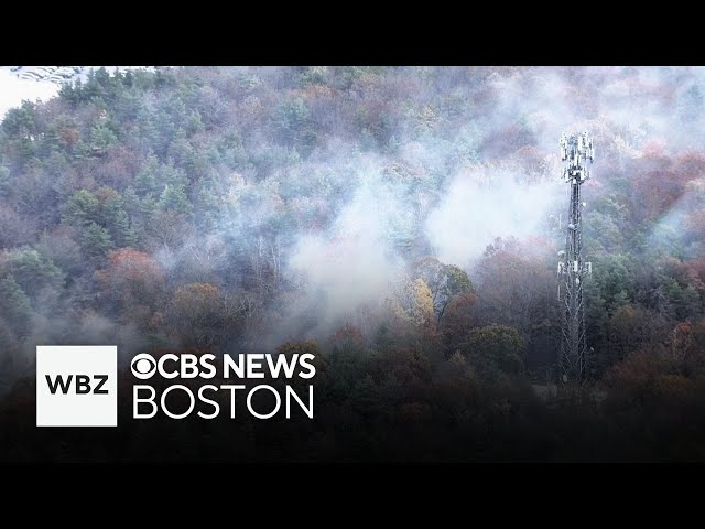 ⁣Brush fires continue to burn in Massachusetts causing air quality and breathing issues for residents