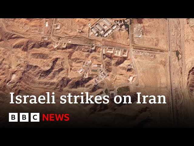 ⁣Iran military sites damaged in Israeli strikes | BBC News