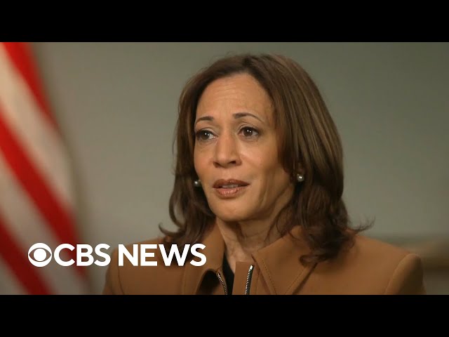 ⁣Harris on campaign rhetoric, top priorities if elected and homestretch to Election Day