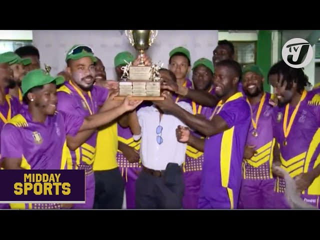 ⁣Kingston CC Still Celebrating Double Title Success #tvjmiddaysportsnews