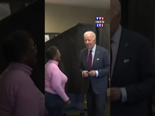 ⁣ Joe Biden a voté à l'élection présidentielle américaine｜LCI