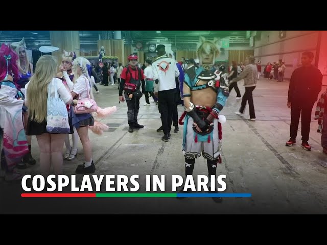 ⁣Cosplayers in Paris for video games fair | ABS-CBN News