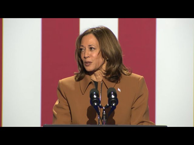 ⁣LIVE: Vice President Kamala Harris, Governor Tim Walz hold campaign rally in Ann Arbor, Michigan