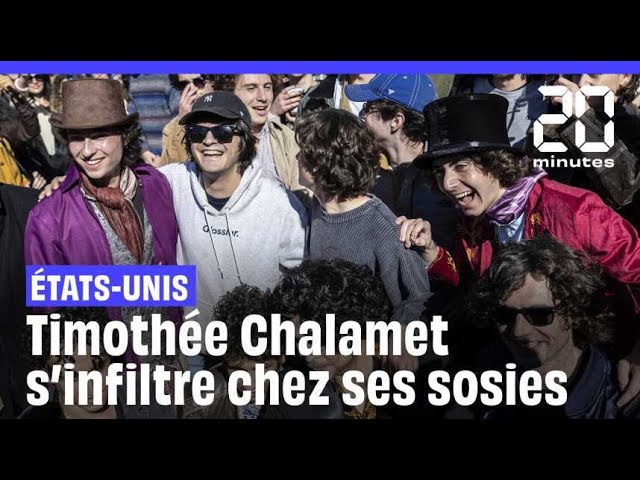 ⁣Timothée Chalamet rentre bredouille de son propre concours de sosies à New York