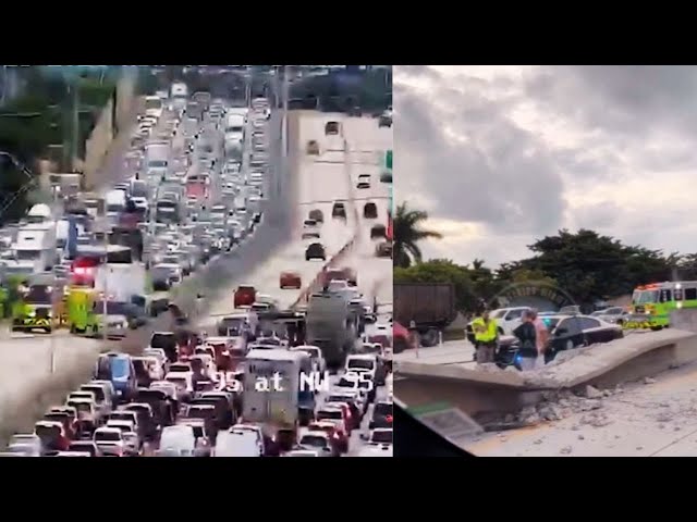 ⁣Accidente en la autopista I-95 en Miami-Dade deja una mujer muerta y dos heridos graves