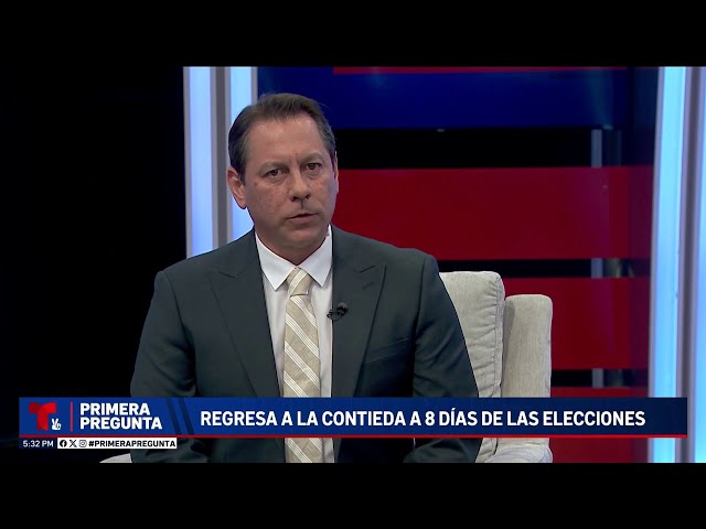 ⁣Primera Pregunta: Juan Dalmau retoma su campaña a 8 días de las elecciones